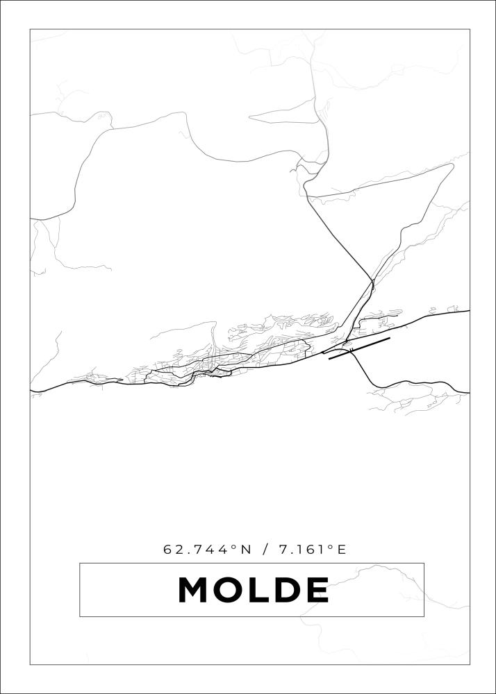 Mappa - Molde - Poster bianco