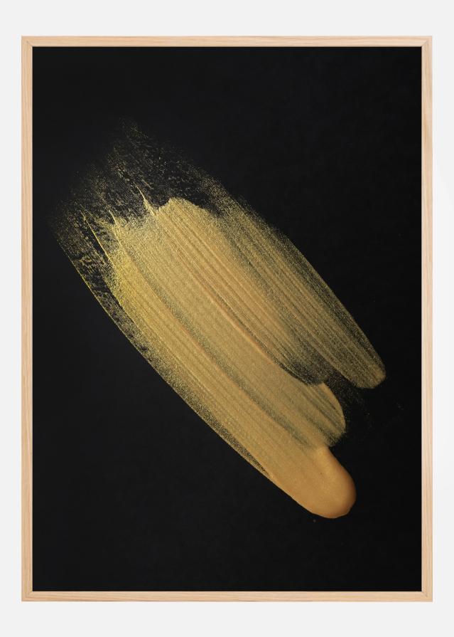 Abstract Gold Poster