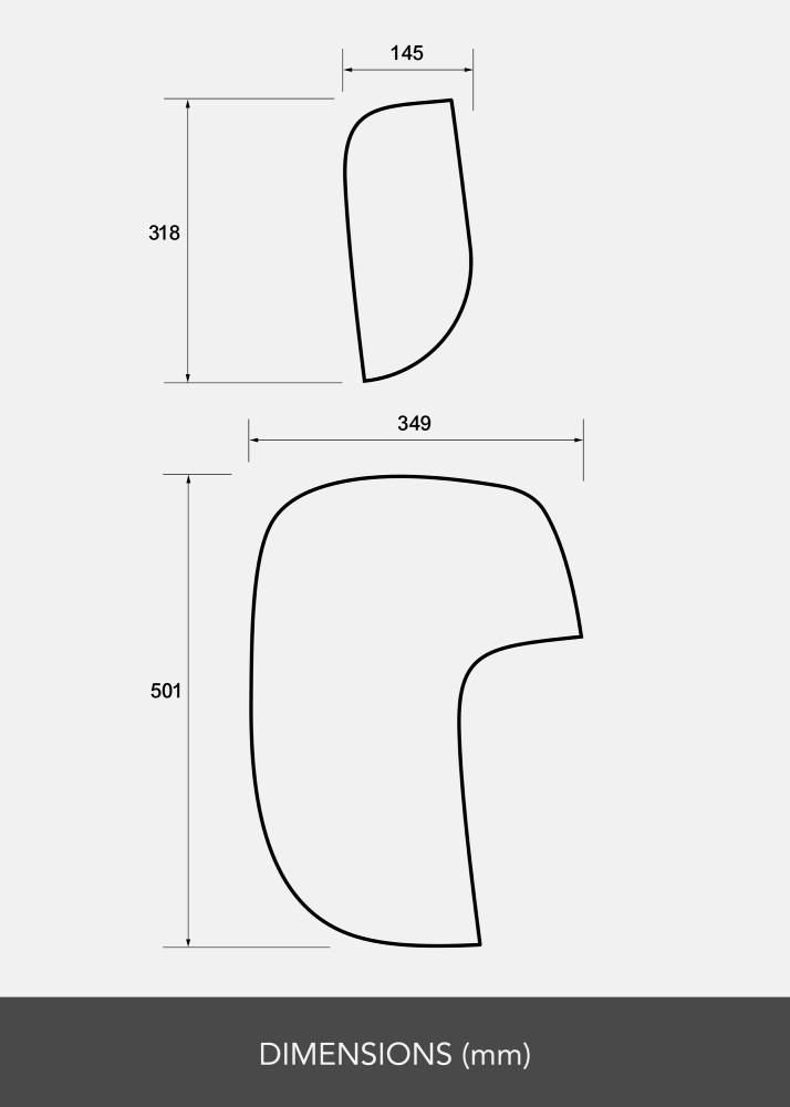 Specchio Set Spotless - 2 cad.