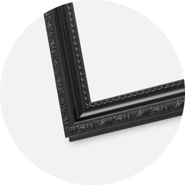 Cornice Abisko Vetro acrilico Nero 50x70 cm