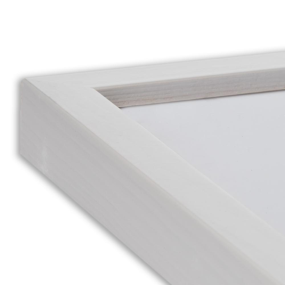 Cornice Oslo Bianco 13x18 cm - Passe-partout Nero 9x12 cm