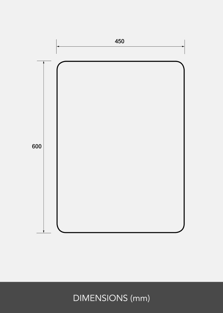 Specchio Aspect 45x60 cm