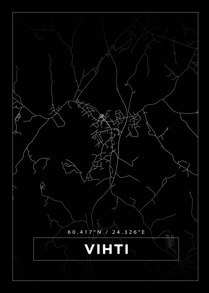 Mappa - Vihti - Poster nero