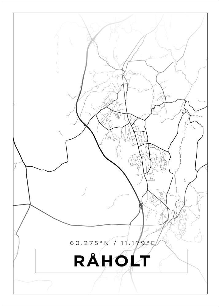 Mappa - Råholt - Poster bianco