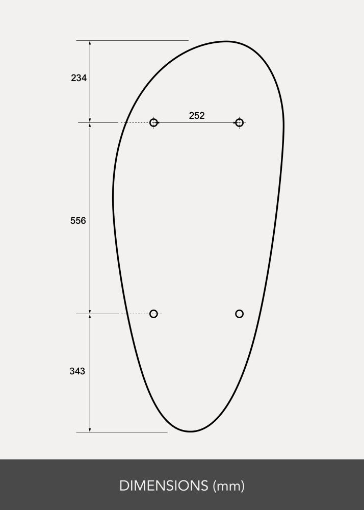 Specchio Balance 50x113 cm - Selected By BGA