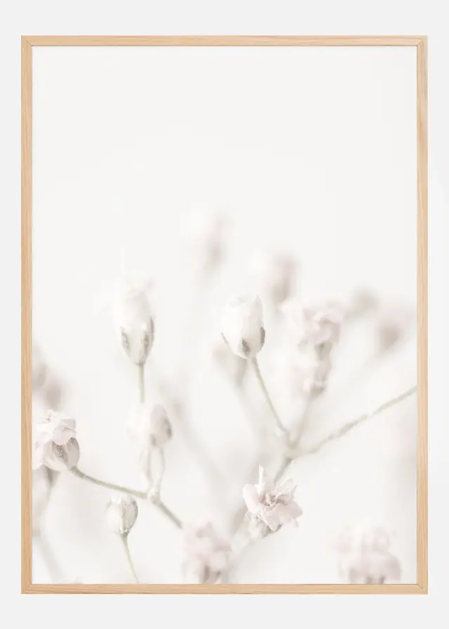 Pink Small Flowers Poster