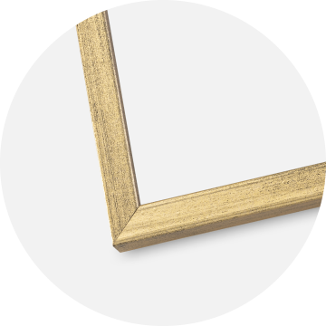 Cornice Galant Oro 40x50 cm - Passe-partout Bianco 29,7x42 cm (A3)