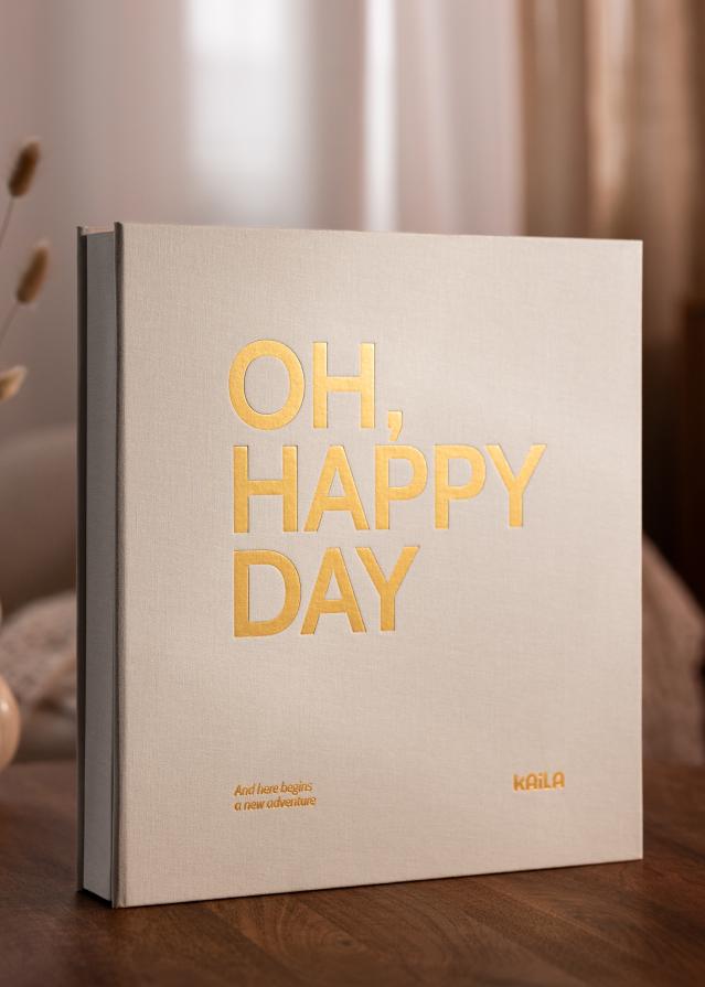 KAILA Album fotografico OH HAPPY DAY Crema - 600 foto in 10x15 cm