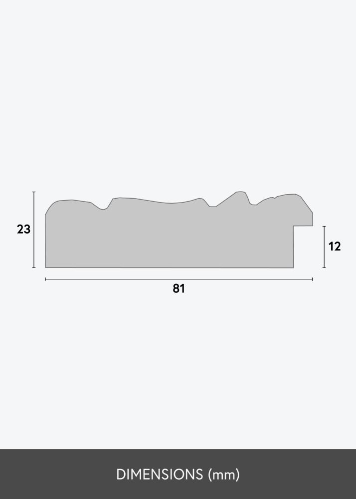 Cornice Westminster Rosso - Dimensioni personalizzabili