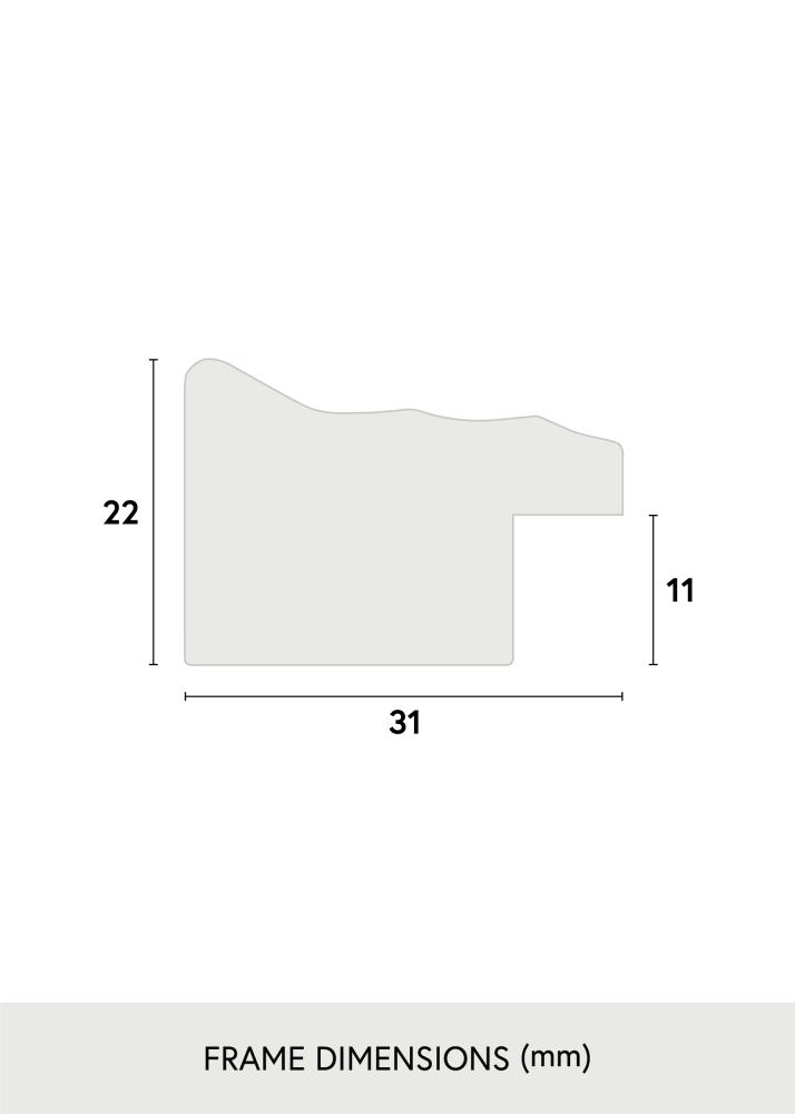 Cornice Heby Oro - Dimensioni personalizzabili