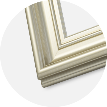 Cornice Mora Premium Argento 42x70 cm