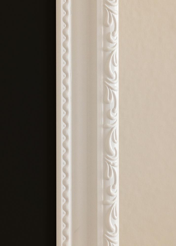 Cornice Abisko Bianco 40x50 cm - Passe-partout Nero 27,5x37 cm