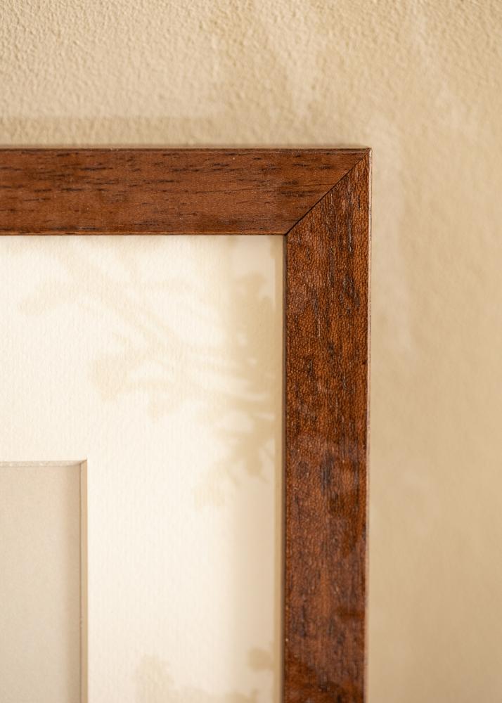 Cornice Hermes Vetro Acrilico Teak 18x24 cm