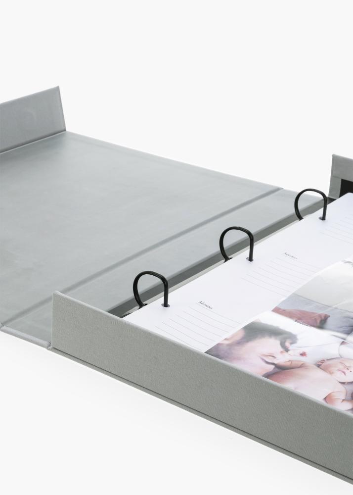 KAILA THROWBACK Grey XL - Coffee Table Photo Album - 60 Immagini 11x15 cm