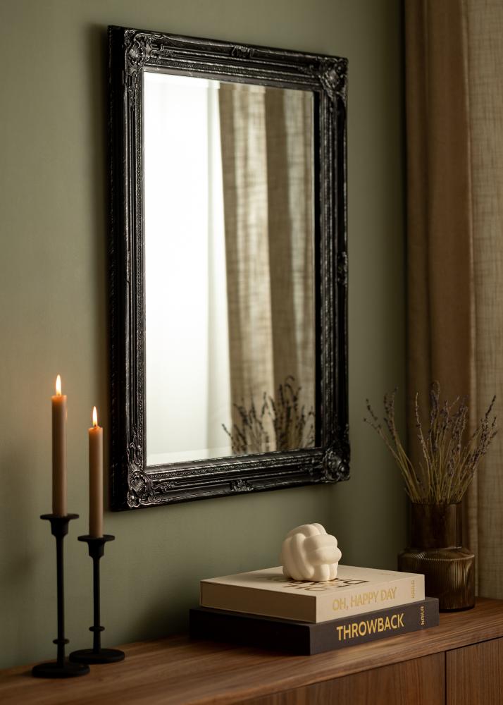 Specchio Antique Nero 62x82 cm