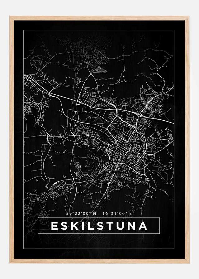 Mappa - Eskilstuna - Poster nero