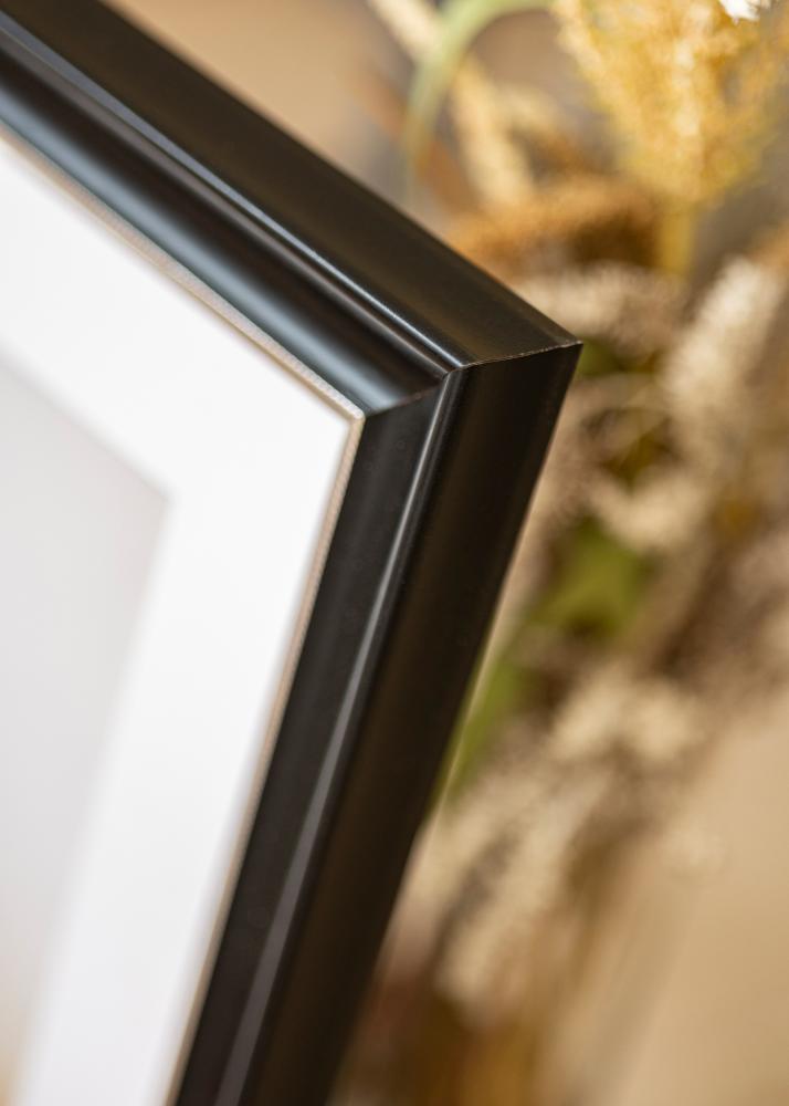 Cornice Åshammar Nero/Silver - Dimensioni personalizzabili