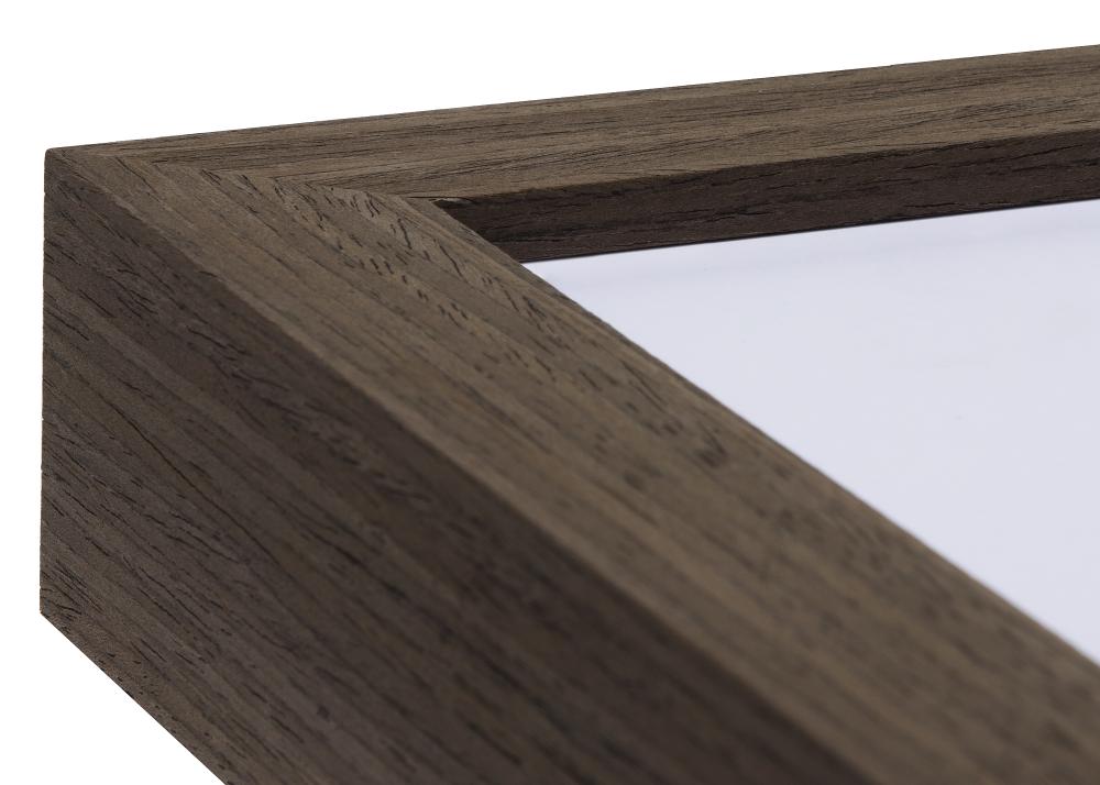 Specchio Timber Noce chiaro - Misure personalizzate