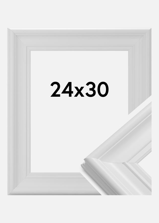 Cornice Mora Premium Vetro acrilico Bianco 24x30 cm