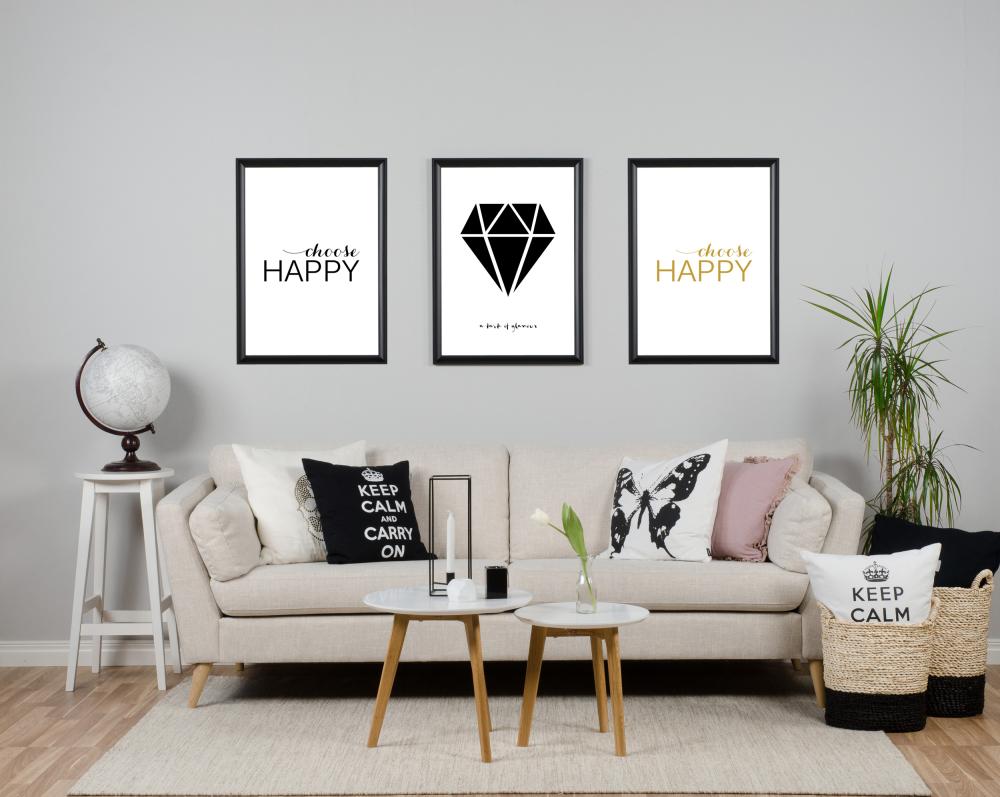 Choose happy - Nero Poster