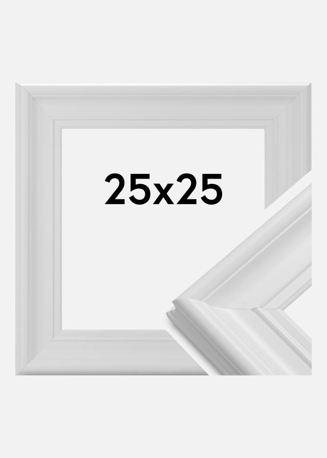 Cornice Mora Premium Vetro acrilico Bianco 25x25 cm