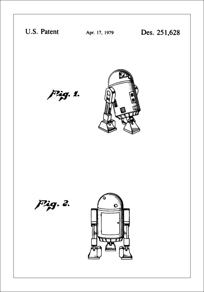 Disegni di brevetti - Star Wars - R2-D2 Poster