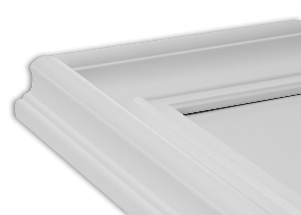 Cornice Mora Premium Vetro acrilico Bianco 70x100 cm