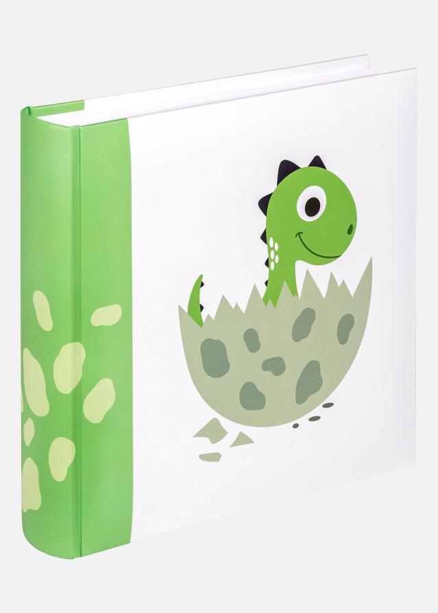 Little Dino Album per bebè Verde - 22,5x24 cm (80 Pagine bianche / 40 fogli)