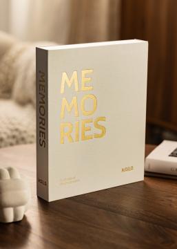 KAILA MEMORIES Cream - Coffee Table Photo Album (60 Pagine nere / 30 fogli)