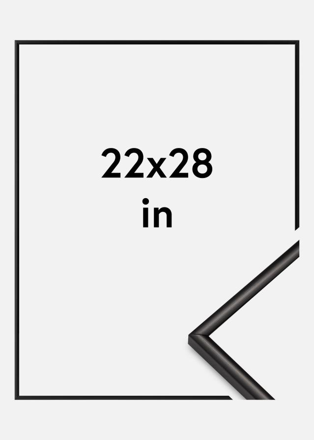 Cornice Scandi Vetro acrilico Nero opaco 22x28 inches (55,88x71,12 cm)
