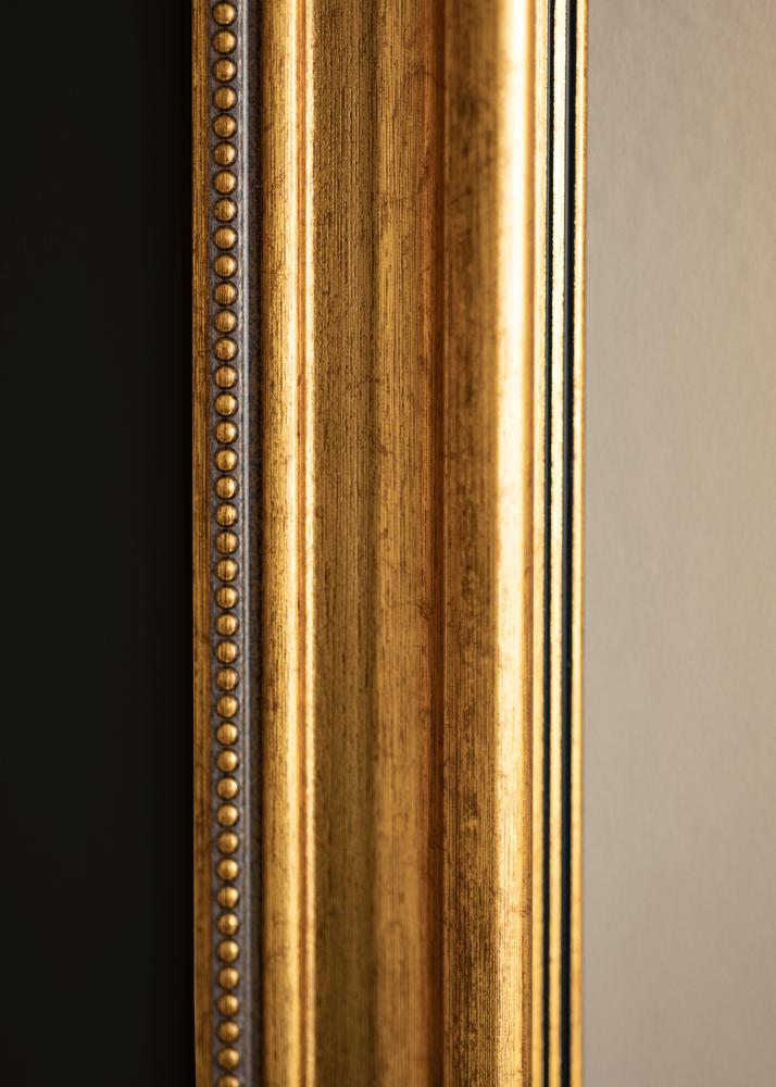 Cornice Rokoko Oro 30x40 cm - Passe-partout Nero 21x29,7 cm (A4)