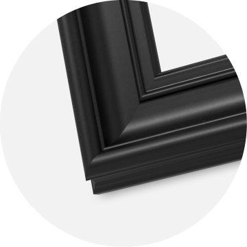 Cornice Mora Premium Vetro acrilico Nero 70x100 cm