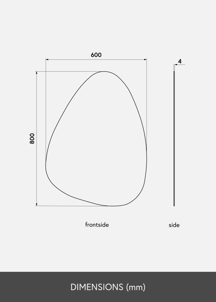 KAILA Specchio Shape I 60x80 cm