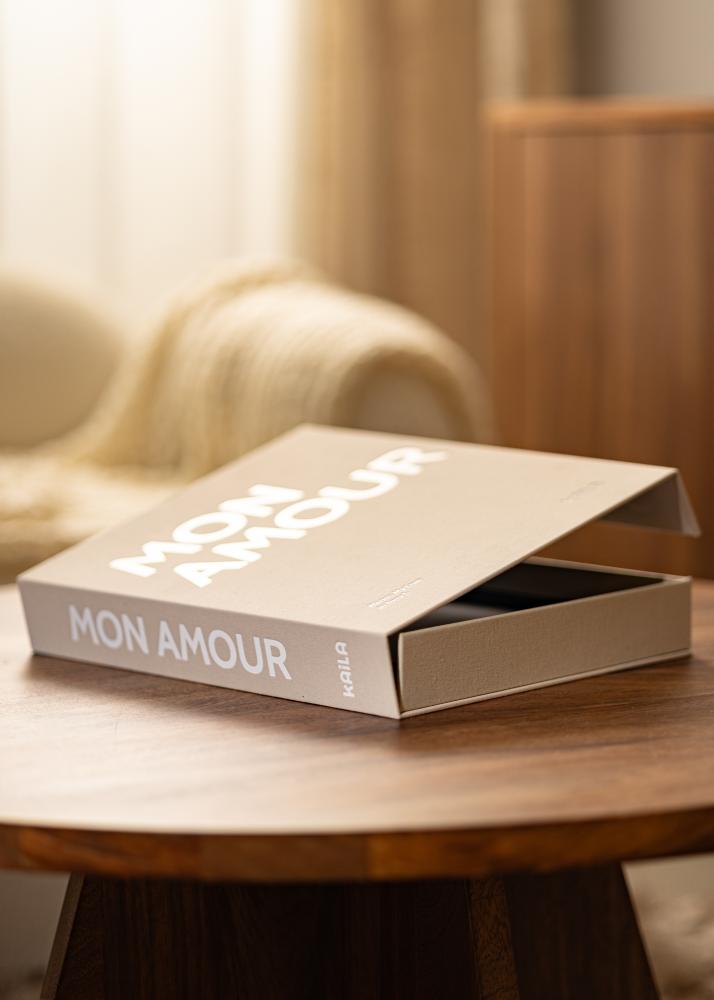 KAILA MON AMOUR - Coffee Table Photo Album (60 Pagine nere / 30 fogli)