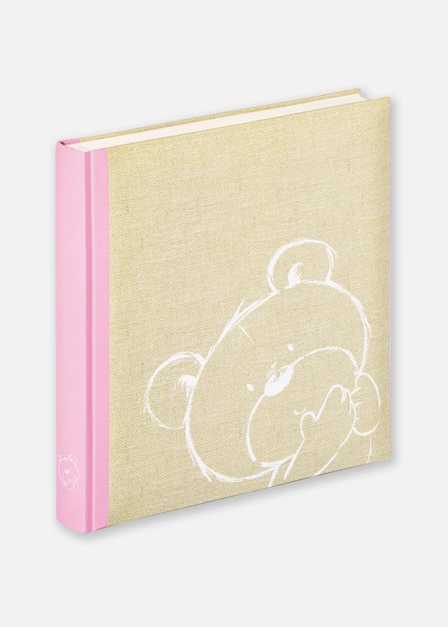 Dreamtime Album per bambini Rosa - 28x30,5 cm (50 Pagine bianche / 25 fogli)